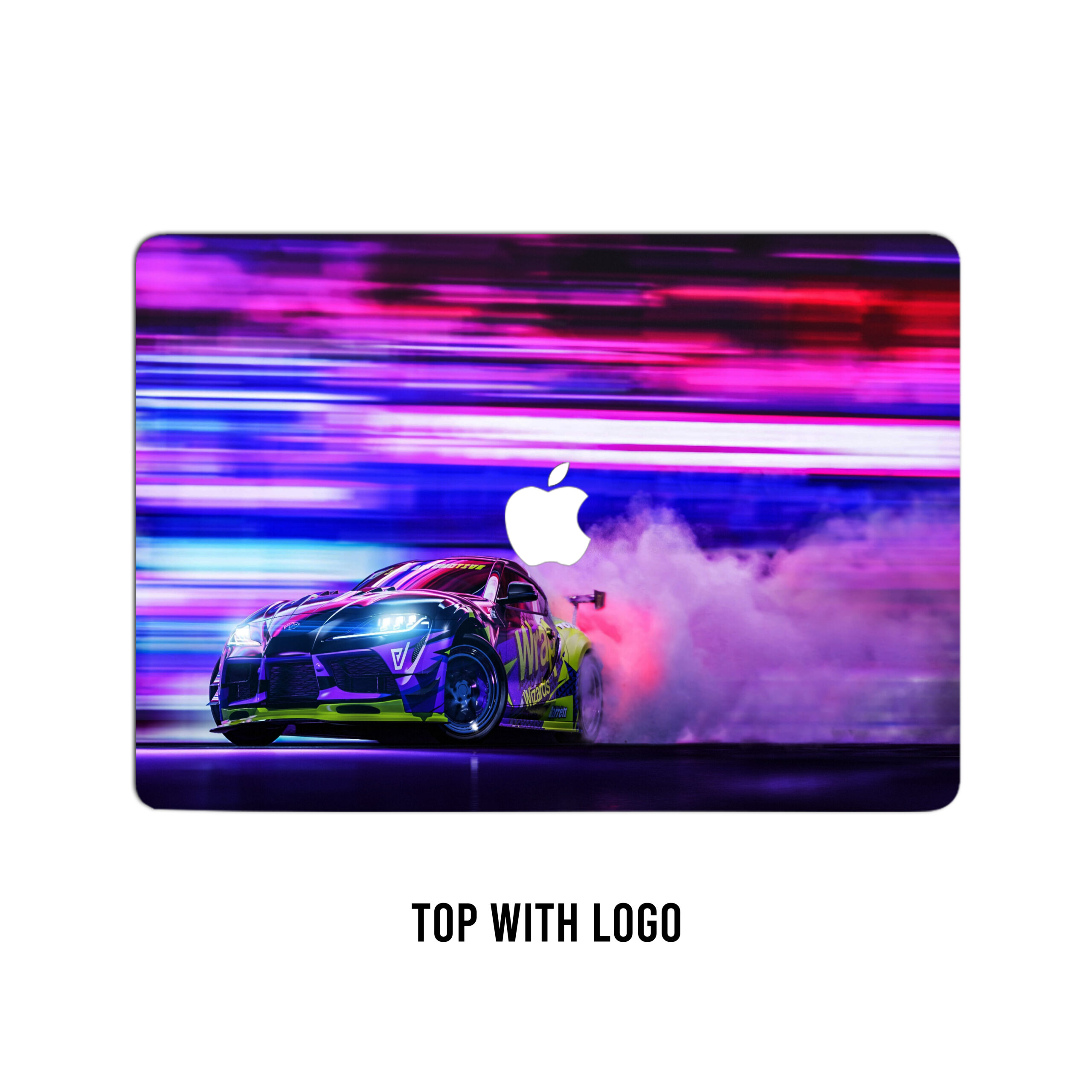 Adrenaline drift! Cool sports car laptop skin. Feel the g-force with the ultimate drifting experience on your device