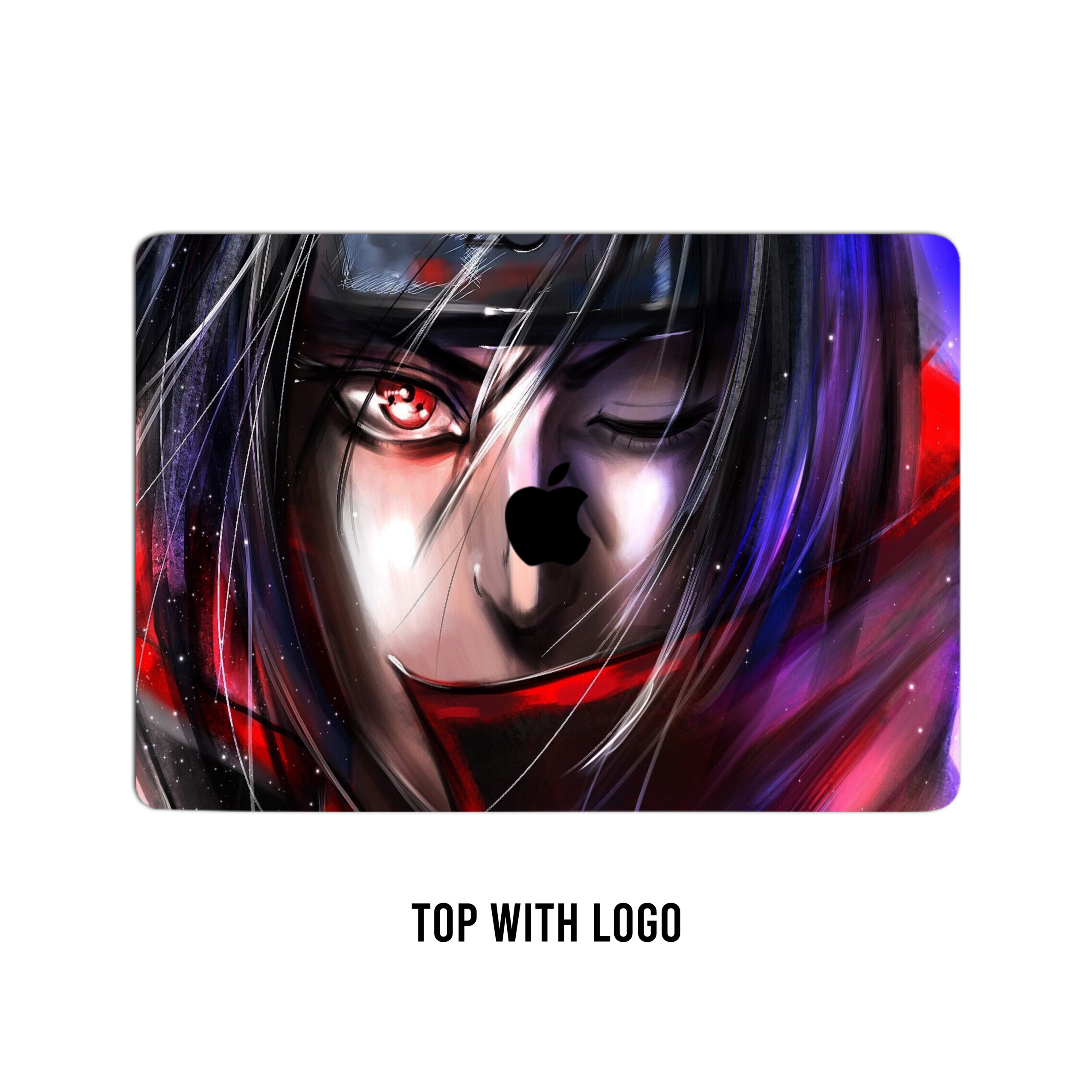 Eternal shadows! Itachi uchiha’s legacy. Unleash the power of the mangekyō sharingan with this striking laptop skin