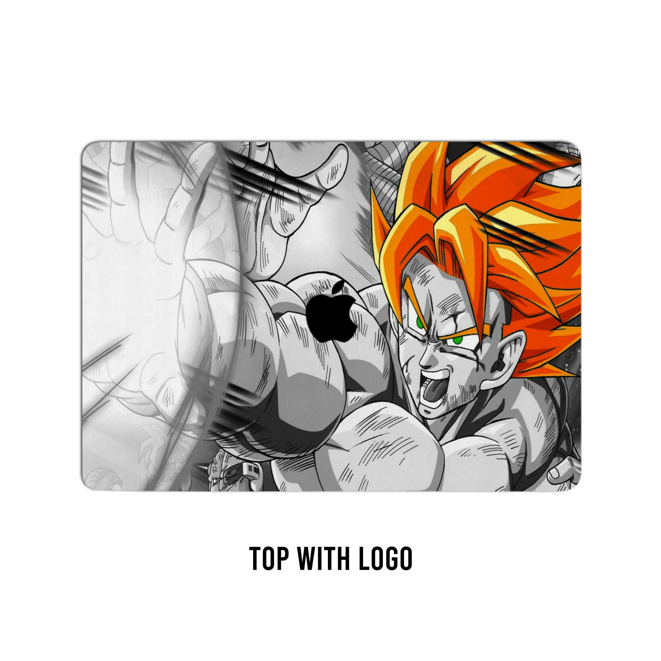 Kamehameha unleashed! Monochrome sangoku’s power surge. Transform your laptop into a dynamic canvas of action and energy.