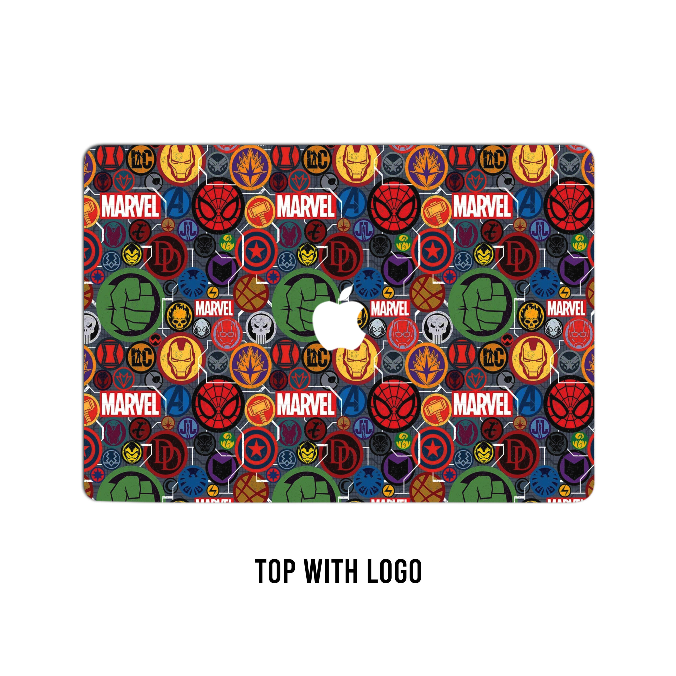 Embossed doodle pattern 15 laptop skin